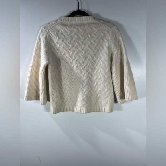 Mercer & Madison Lamb/Rabbit/Angora Bell Sleeve Cardigan Sz Small - Picture 4 of 9